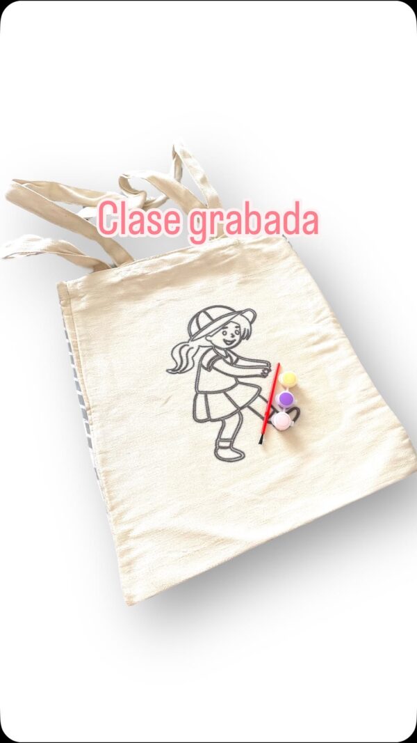 Clase grabada: Totebag para colorear