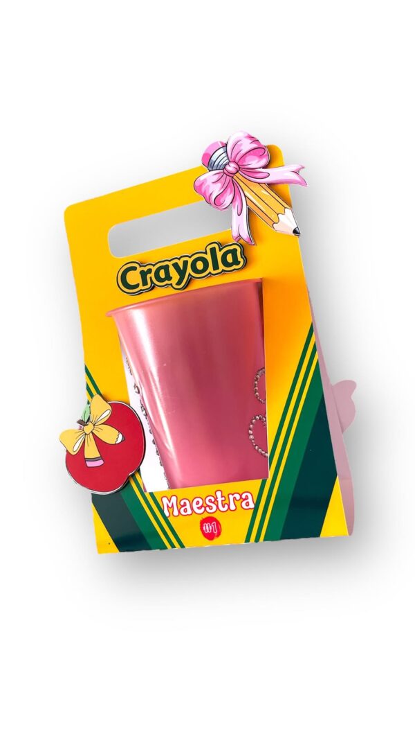 Porta vaso cafetero Crayola - Archivo Digital para Corte